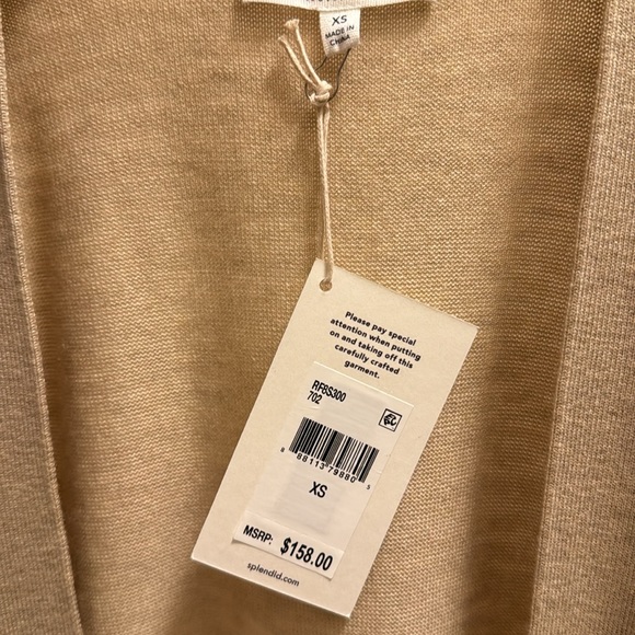 SPLENDID Retreat Cardigan / XS / NWT / beige / ✨FREE SPLENDID HANGER INCLUDED!✨ - Picture 8 of 10